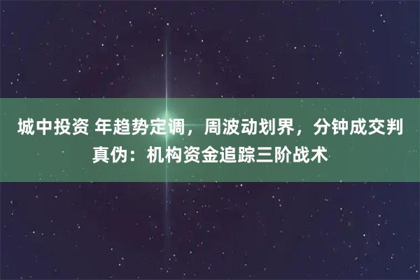 城中投资 年趋势定调，周波动划界，分钟成交判真伪：机构资金追踪三阶战术